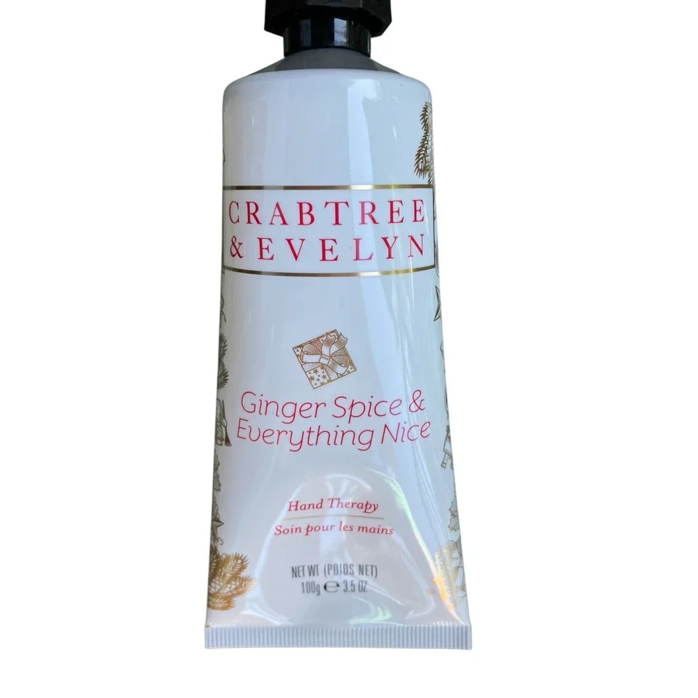 Crabtree & Evelyn Ginger Spice Hand Therapy Cream 3.5 oz New‎ in Box